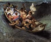 Eugene Delacroix Christ on the Lake of Gennezaret painting